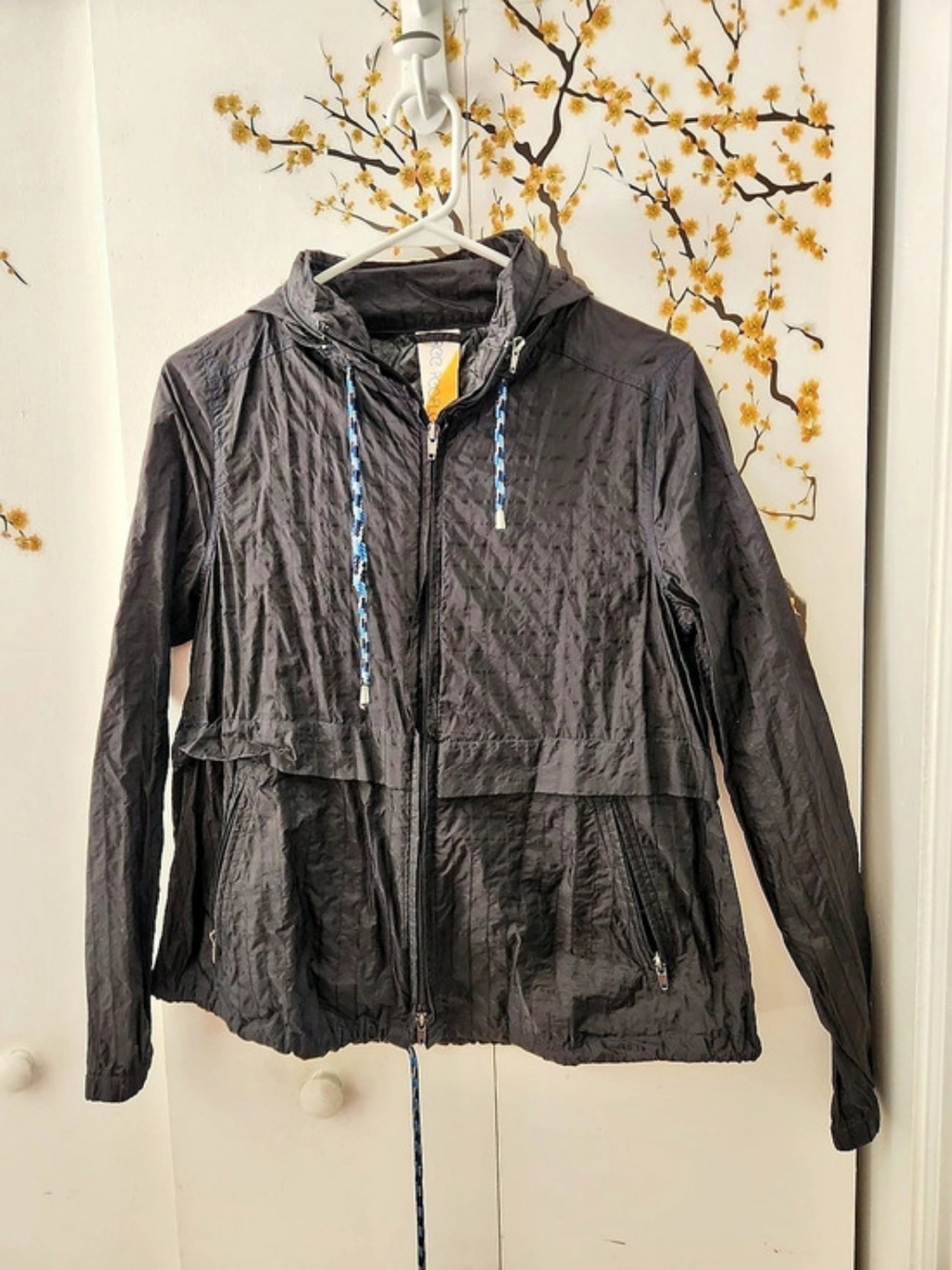 Free People Parachute Festival Jacket Black Utility Jacket